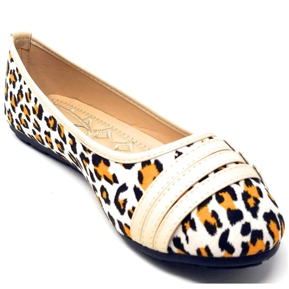 Women's Slip On Ballerina Flats, B-2869, Beige, Size 9 - Picture 2 of 5